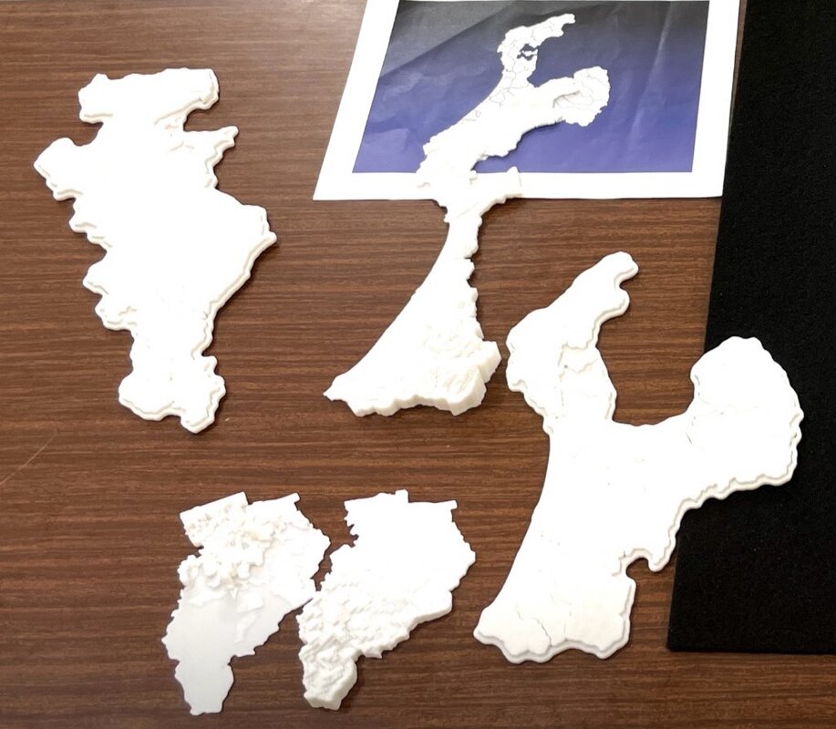 地図データと3Dプリンタで作るジグソーパズル/深層学習による抵抗器カラーコード認識/デジタル枯山水