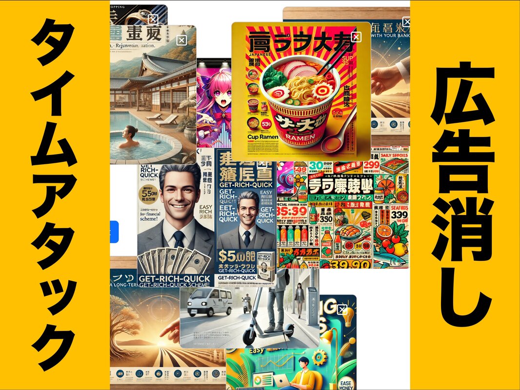広告消しチャレンジ / ダジャレリモコン / 社会の窓監視装置